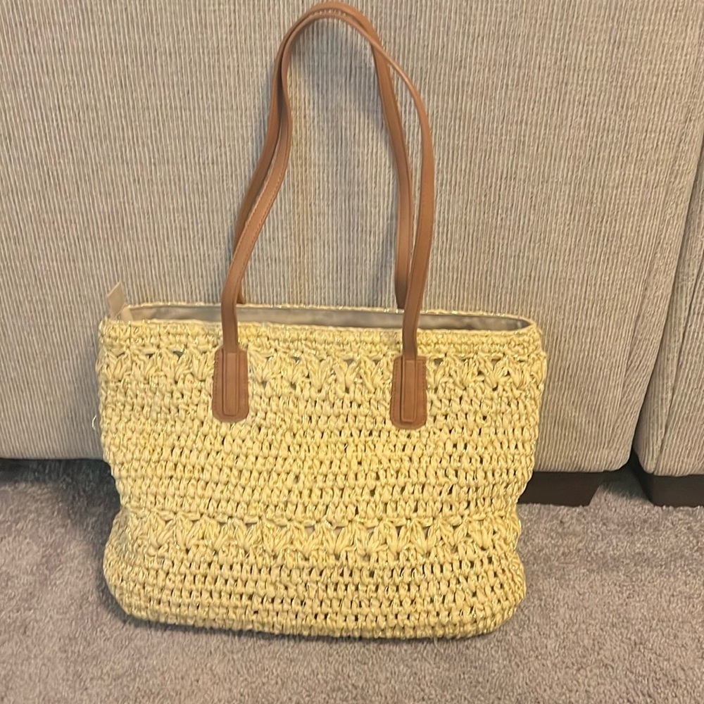 Gold Talbots purse